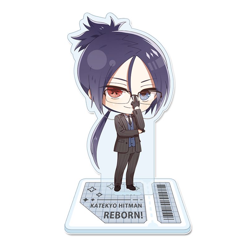 家庭教師ヒットマンREBORN! ぷちちょこアクリルスタンド 六道骸 メガネ&スーツVer. ("Reborn!" Puchichoko Acrylic Stand Rokudo Mukuro Glasses & Suit Ver.)