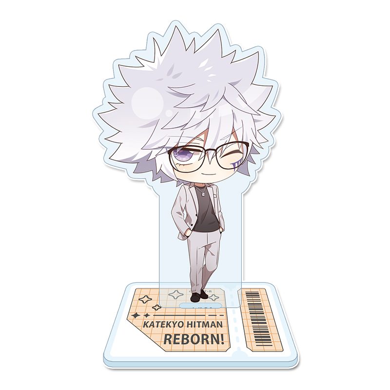 家庭教師ヒットマンREBORN! ぷちちょこアクリルスタンド 白蘭 メガネ&スーツVer. ("Reborn!" Puchichoko Acrylic Stand Byakuran Glasses & Suit Ver.)