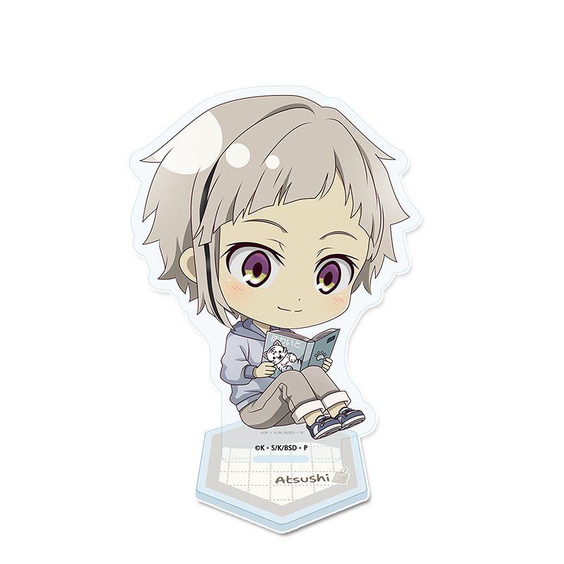 文豪ストレイドッグス ぷちちょこアクリルスタンド 中島敦 読書Ver. ("Bungo Stray Dogs" Puchichoko Acrylic Stand Nakajima Atsushi Reading Ver.)