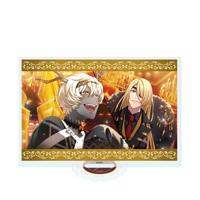 アクリルスタンド 夢職人と忘れじの黒い妖精 56 カミュ&チェッピー(公式イラスト) (Acrylic Stand "Dream Meister and the Recollected Black Fairy" 56 Camus & Cheppie (Official Illustration))