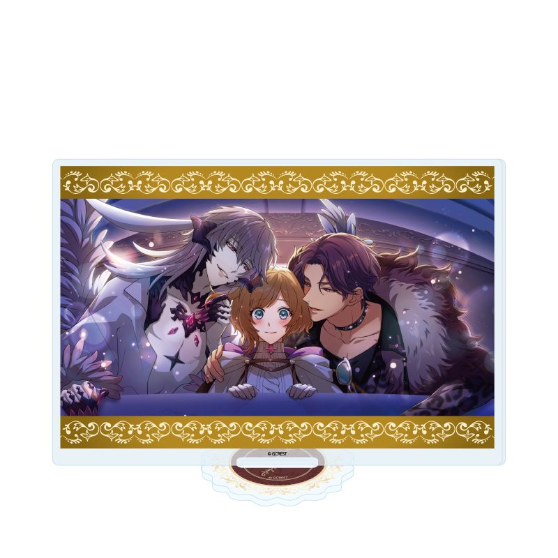 アクリルスタンド 夢職人と忘れじの黒い妖精 58 ユミル&リーベ(公式イラスト) (Acrylic Stand "Dream Meister and the Recollected Black Fairy" 58 Ymir & Liebe (Official Illustration))