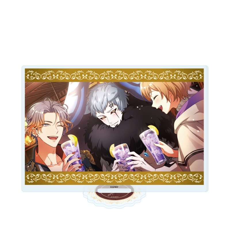 アクリルスタンド 夢職人と忘れじの黒い妖精 59 ヴィクトル&スパロウ(公式イラスト) (Acrylic Stand "Dream Meister and the Recollected Black Fairy" 59 Victor & Sparrow (Official Illustration))