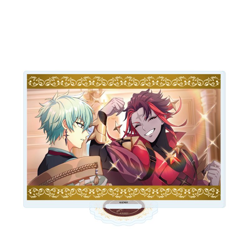 アクリルスタンド 夢職人と忘れじの黒い妖精 60 レン&バーン(公式イラスト) (Acrylic Stand "Dream Meister and the Recollected Black Fairy" 60 Len & Burn (Official Illustration))