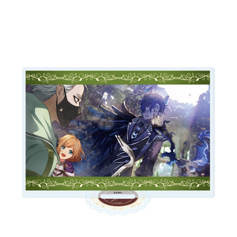 アクリルスタンド 夢職人と忘れじの黒い妖精 69 ホロウ&エファセ(公式イラスト) (Acrylic Stand "Dream Meister and the Recollected Black Fairy" 69 Hollow & Efface (Official Illustration))