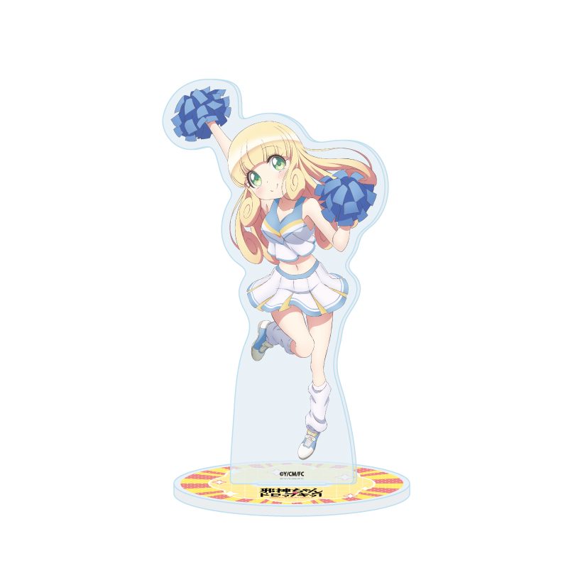 アクリルスタンド 邪神ちゃんドロップキック 26 ぽぽろん チアガールVer.(描き下ろしイラスト) (Acrylic Stand "Dropkick on My Devil!" 26 Poporon Cheerleader Ver. (Original Illustration))