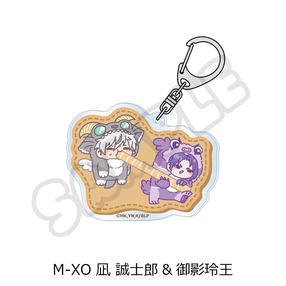 ブルーロック 第9弾 アクリルキーホルダー M-XO 凪誠士郎&御影玲王 ("Blue Lock" Vol. 9 Acrylic Key Chain M-XO Nagi Seishiro & Mikage Reo)