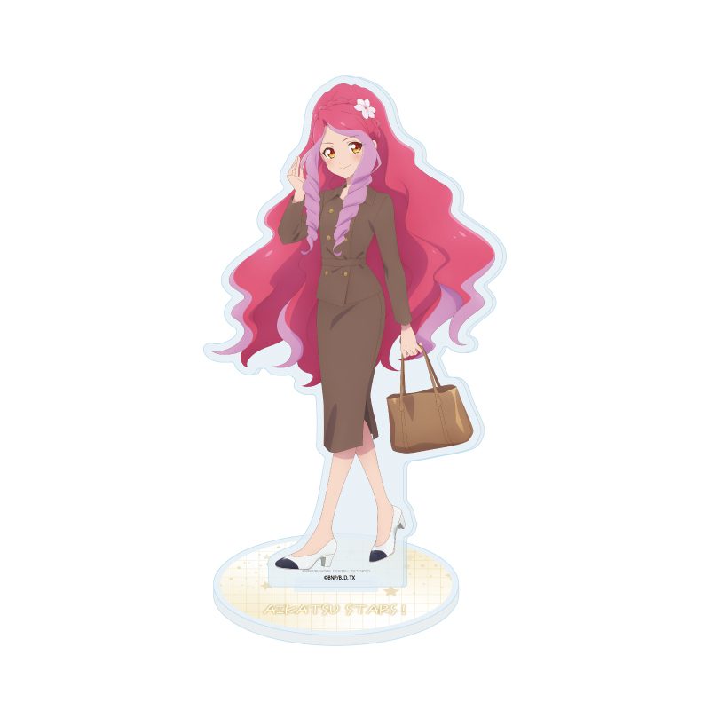 アクリルスタンド アイカツスターズ! 16 エルザ・フォルテ オフィスガールVer.(描き下ろしイラスト) (Acrylic Stand "Aikatsu Stars!" 16 Elza Forte Office Girl Ver. (Original Illustration))