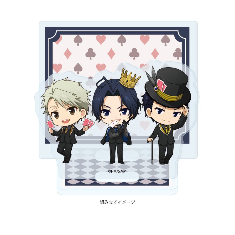アクリルスタンドプレート 憂国のモリアーティ 12 トランプVer.C(ミニキャライラスト) (Acrylic Stand Plate "Moriarty the Patriot" 12 Playing Cards Ver. C (Mini Character Illustration))
