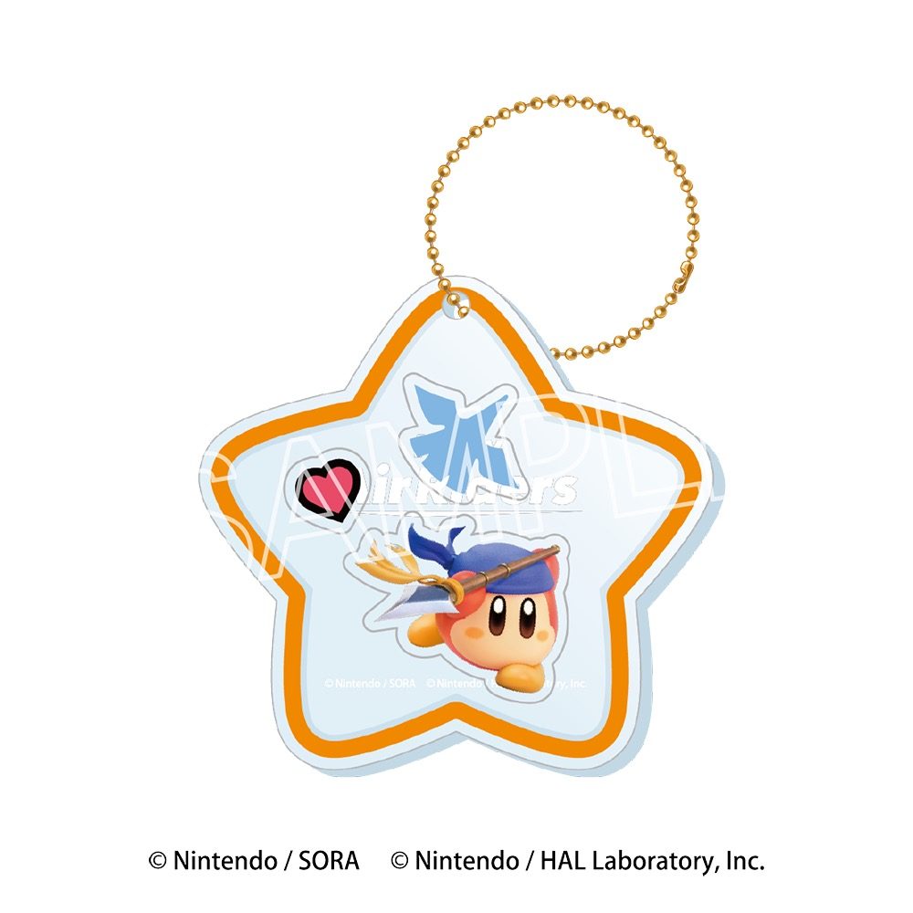 星のカービィ カービィのエアライダー カシャカシャマスコット バンダナワドルディ ("Kirby's Dream Land" Kirby Air Riders Kashakasha Mascot Bandana Waddle Dee)