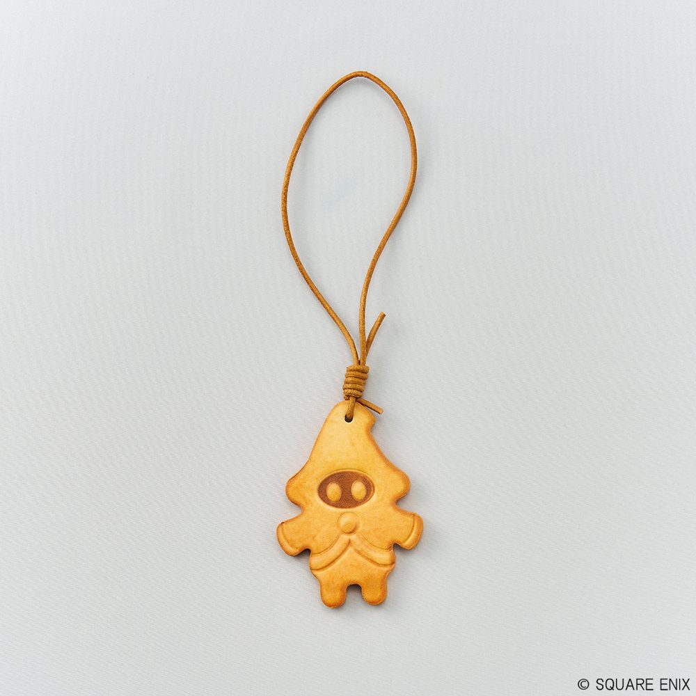 ファイナルファンタジーXIV フェイクレザーチャーム 高級マテ茶クッキー ("Final Fantasy XIV" Faux Leather Charm Mate Cookie)