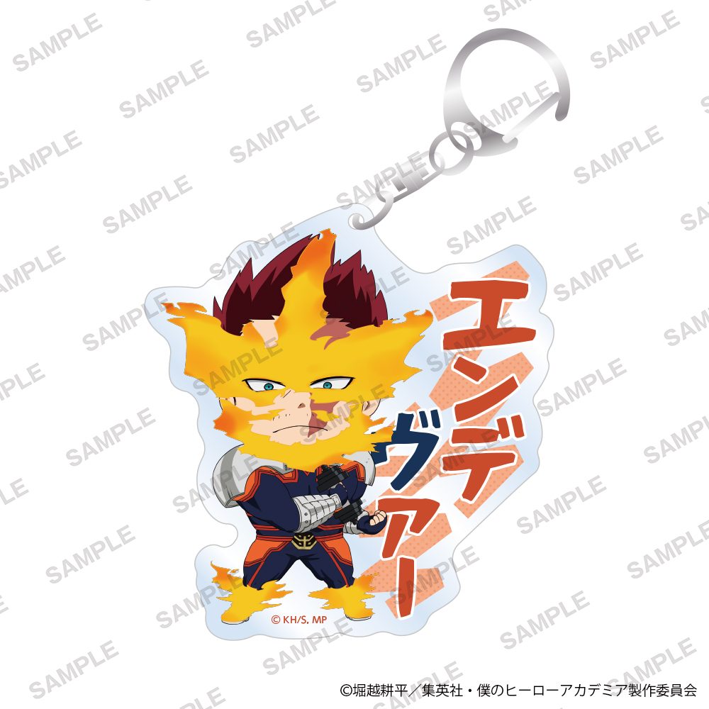 僕のヒーローアカデミア おなまえアクリルキーホルダー 準備運動Ver. エンデヴァー ("My Hero Academia" Name Acrylic Key Chain Warm-up Exercise Ver. Endeavor)