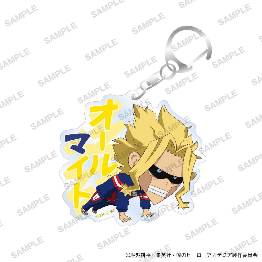 僕のヒーローアカデミア おなまえアクリルキーホルダー 準備運動Ver. オールマイト ("My Hero Academia" Name Acrylic Key Chain Warm-up Exercise Ver. All Might)