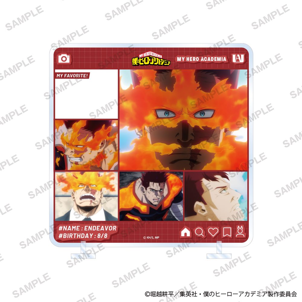 僕のヒーローアカデミア きゃらinスタンド 第7期Ver. エンデヴァー ("My Hero Academia" Character in Stand Season 7 Ver. Endeavor)