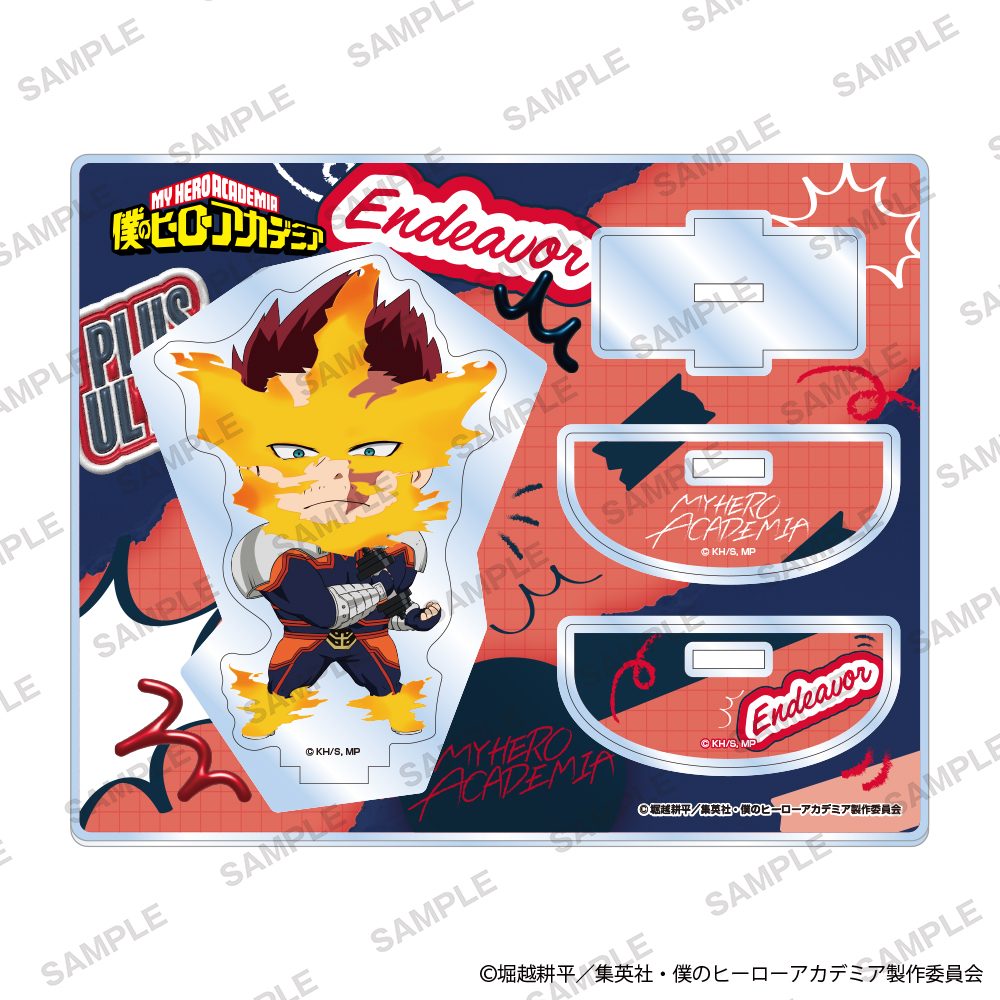 僕のヒーローアカデミア ゆらゆらアクリルスタンド 準備運動Ver. エンデヴァー ("My Hero Academia" Yurayura Acrylic Stand Warm-up Exercise Ver. Endeavor)