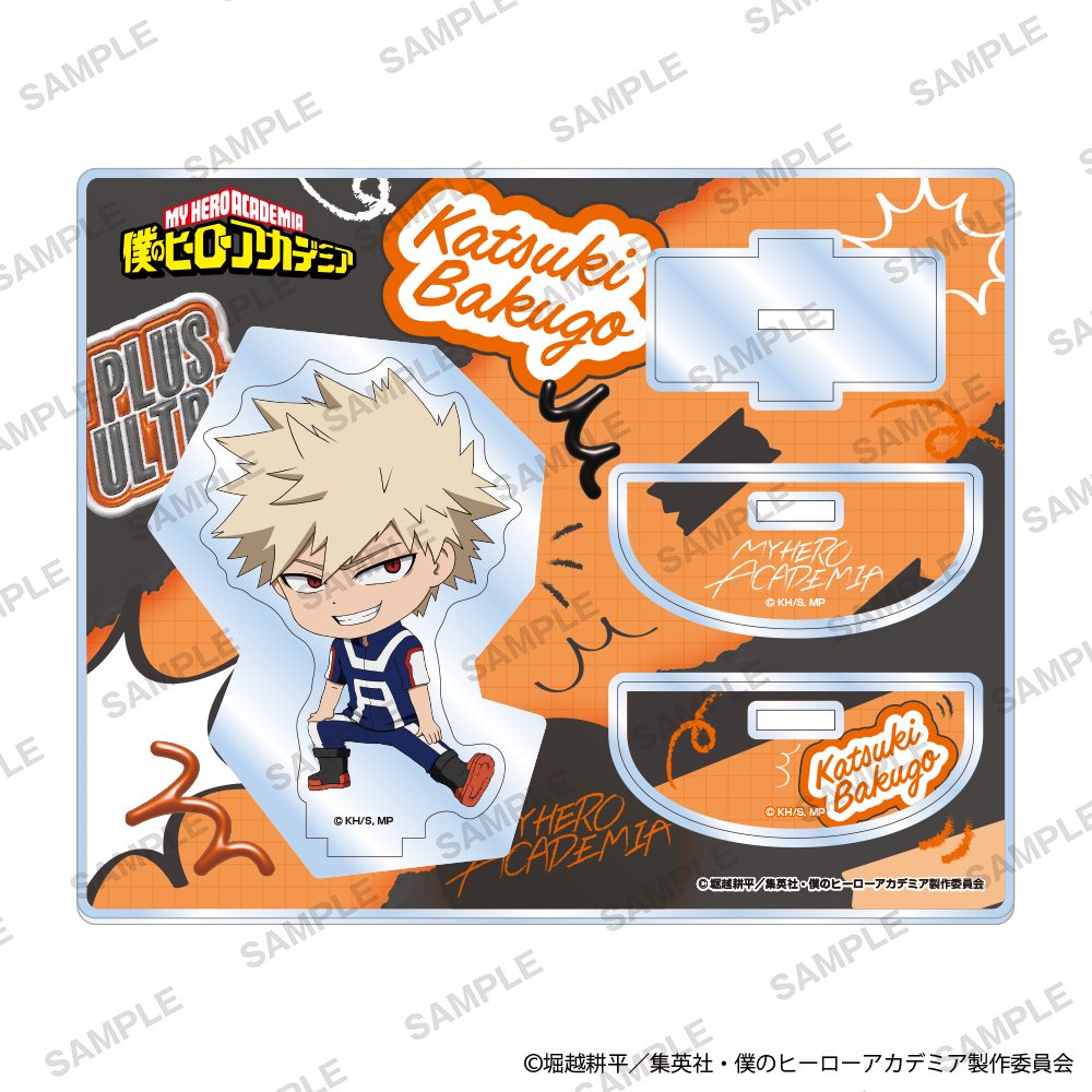 僕のヒーローアカデミア ゆらゆらアクリルスタンド 準備運動Ver. 爆豪勝己 ("My Hero Academia" Yurayura Acrylic Stand Warm-up Exercise Ver. Bakugo Katsuki)