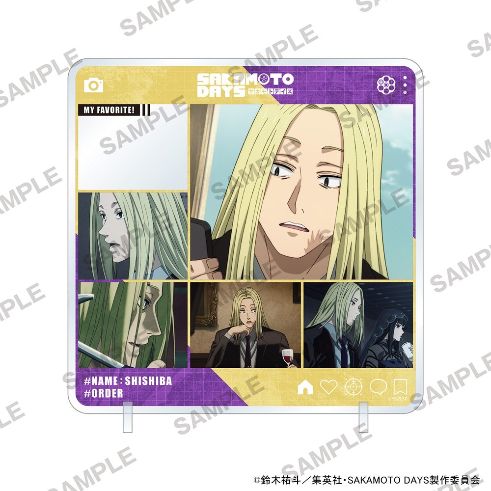 SAKAMOTO DAYS きゃらinスタンド 神々廻 ("Sakamoto Days" Character in Stand Shishiba)