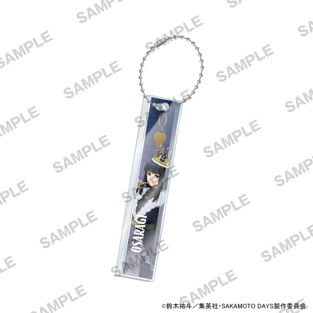 SAKAMOTO DAYS アクリルバーキーホルダー トランプVer. 大佛 ("Sakamoto Days" Acrylic Bar Key Chain Playing Cards Ver. Osaragi)