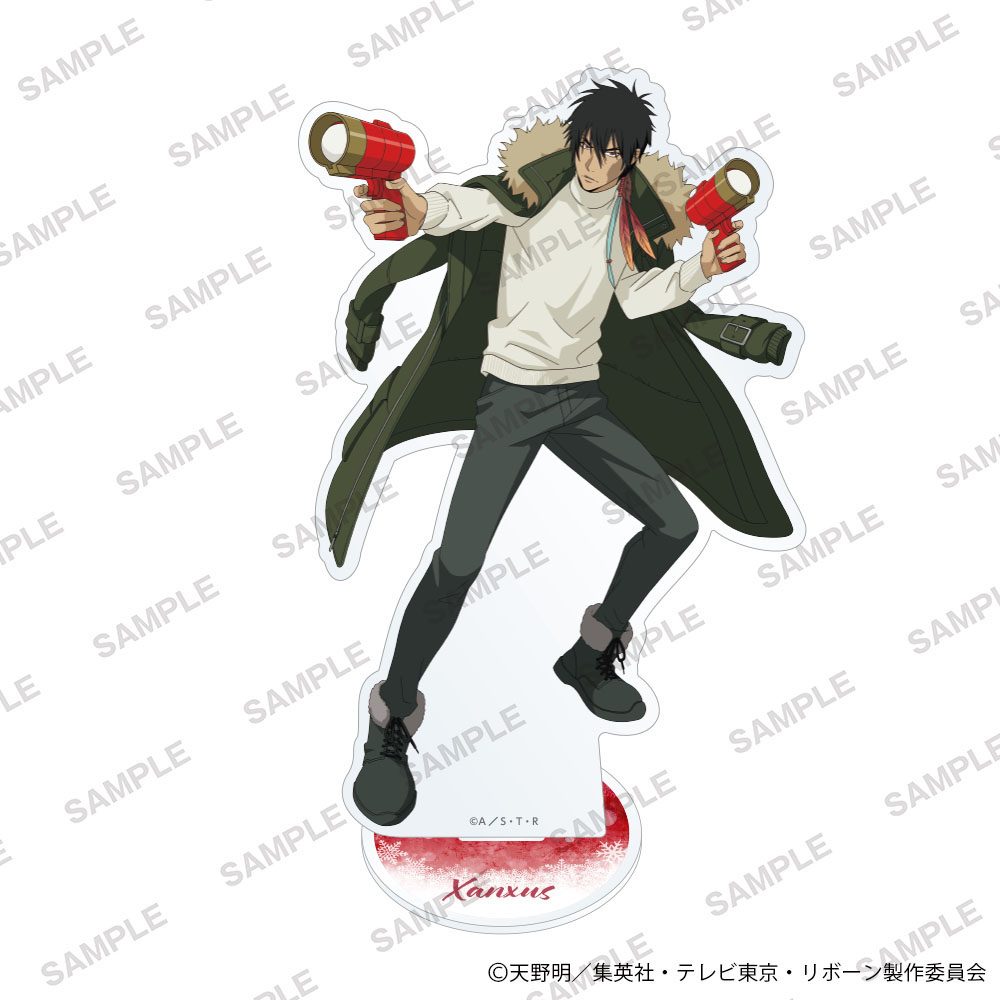 家庭教師ヒットマンREBORN! アクリルスタンドフィギュア 雪バトルVer. XANXUS(10年後) ("Reborn!" Acrylic Stand Figure Snow Battle Ver. XANXUS (10 Years Later))