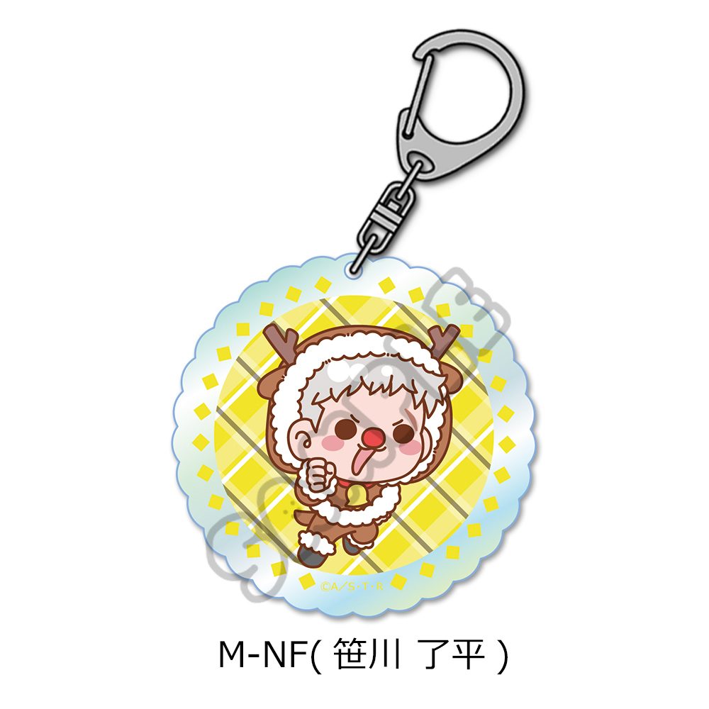 家庭教師ヒットマンREBORN! 第4弾 アクリルキーホルダー M-NF 笹川了平 ("Reborn!" Vol. 4 Acrylic Key Chain M-NF Sasagawa Ryohei)
