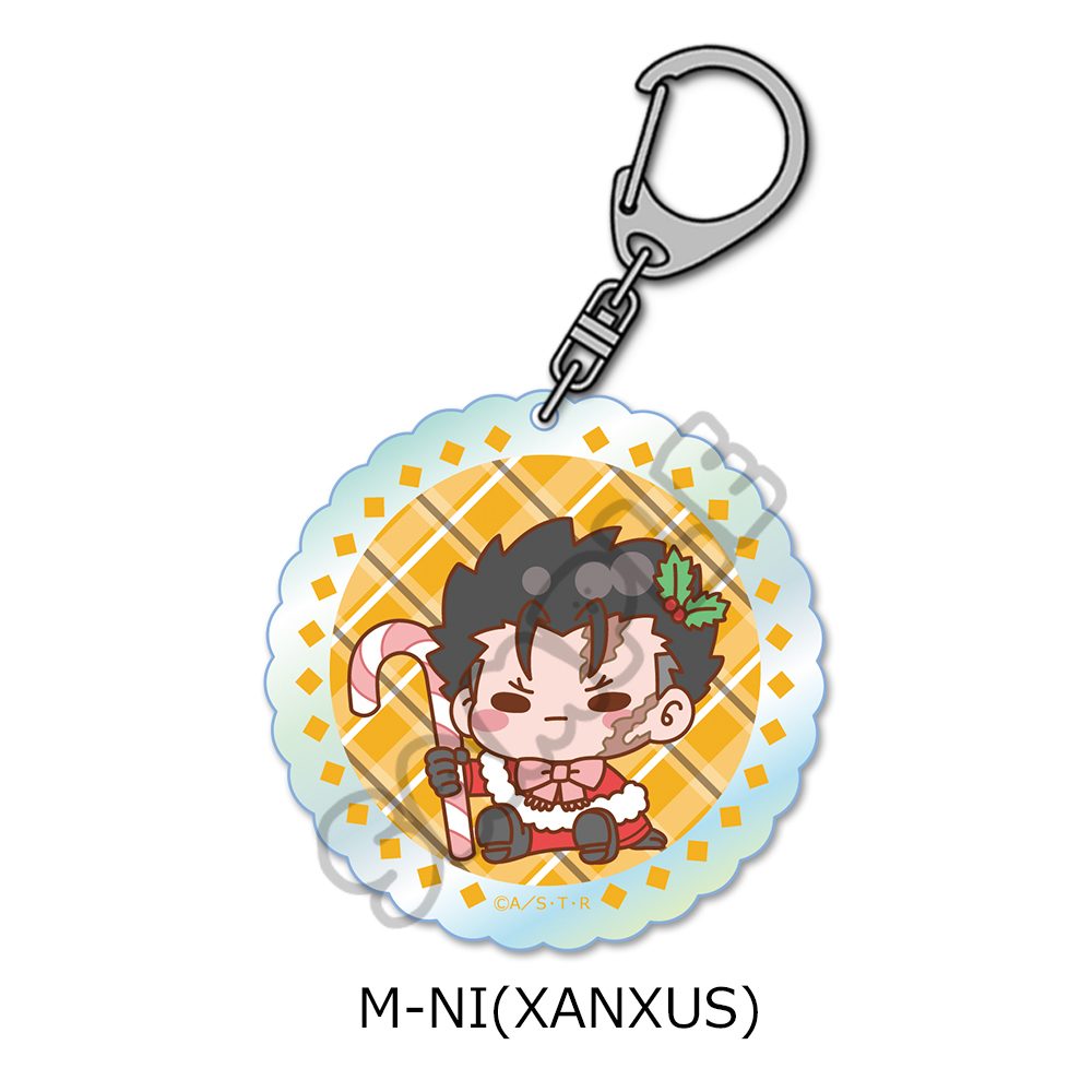 家庭教師ヒットマンREBORN! 第4弾 アクリルキーホルダー M-NI XANXUS ("Reborn!" Vol. 4 Acrylic Key Chain M-NI XANXUS)