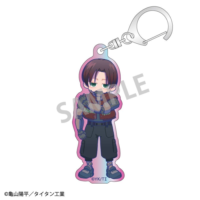 銀河特急 ミルキー☆サブウェイ オーロラアクリルキーホルダー カート ("MILKY SUBWAY THE GALACTIC LIMITED EXPRESS" Aurora Acrylic Key Chain Kurt)