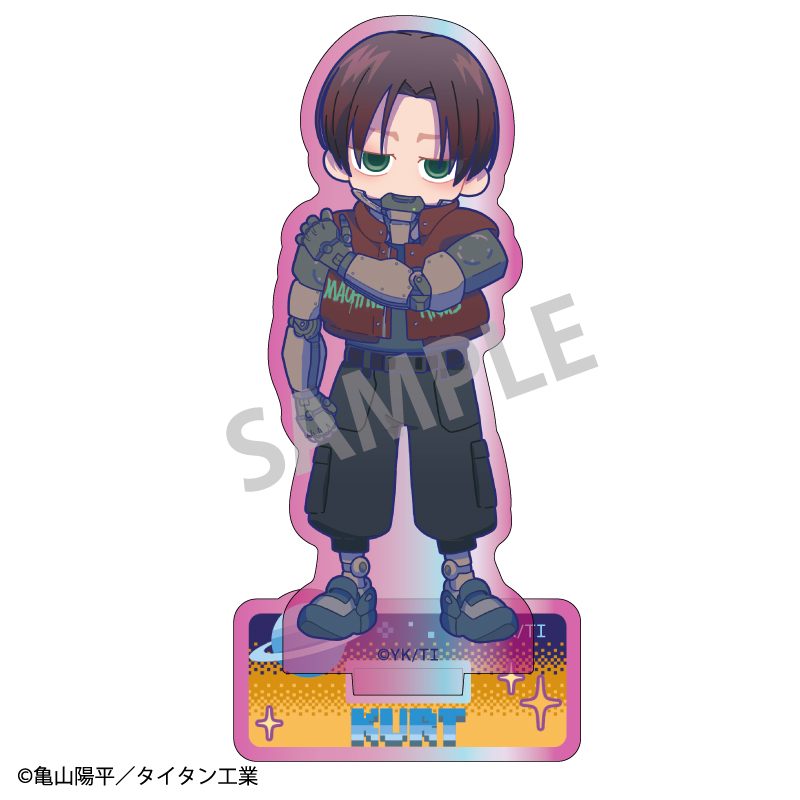 銀河特急 ミルキー☆サブウェイ オーロラミニアクリルスタンド カート ("MILKY SUBWAY THE GALACTIC LIMITED EXPRESS" Aurora Mini Acrylic Stand Kurt)