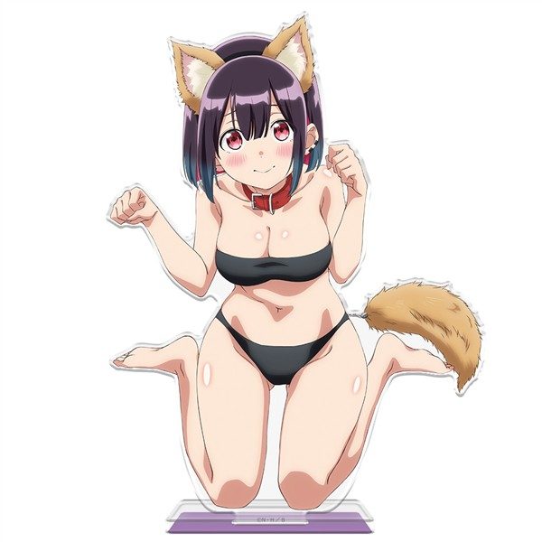 ばっどがーる アクリルキャラスタンド 優谷優 ケモ耳水着Ver. ("Bad Girl" Acrylic Chara Stand Yuutani Yuu Kemomimi Swimwear Ver.)