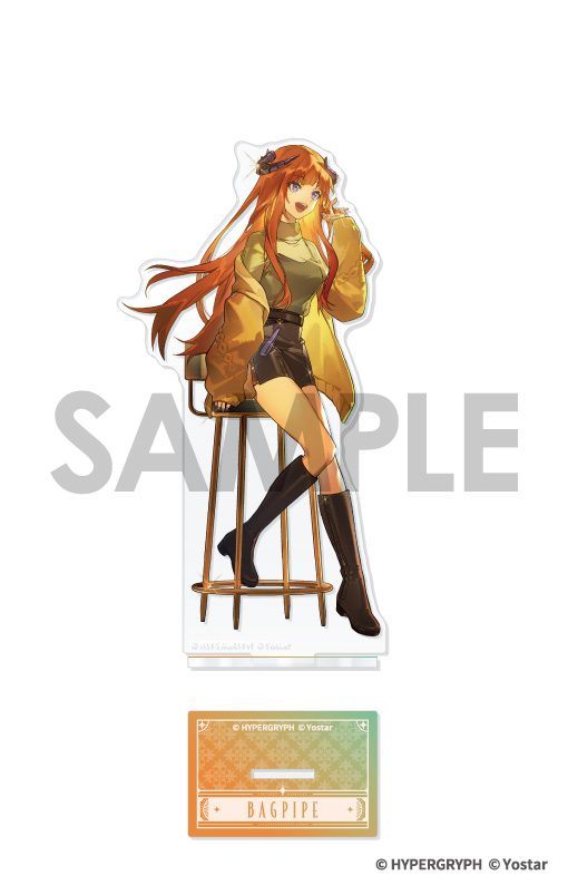 アークナイツ アクリルスタンド バグパイプ ("Arknights" Acrylic Stand Bagpipe)