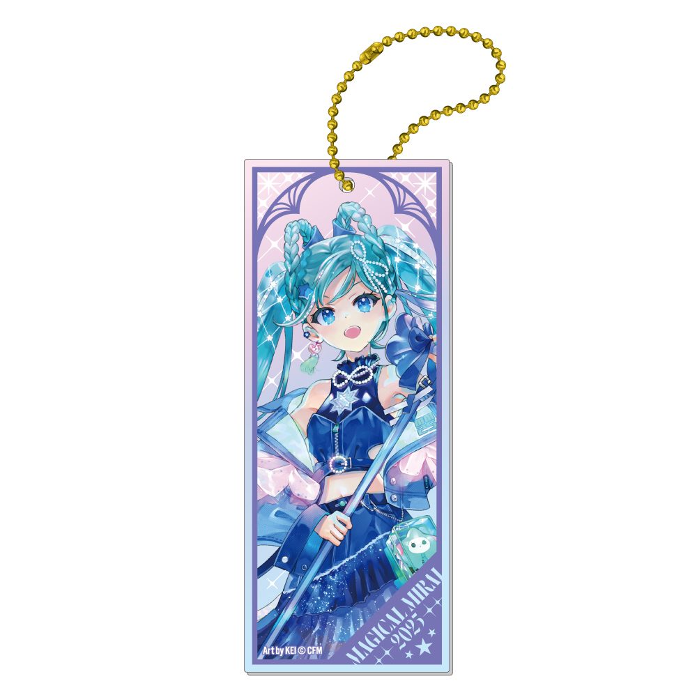 マジカルミライ2025 短冊型アクリルキーホルダー 初音ミク KEI Ver. (Magical Mirai 2025 Tanzaku Type Acrylic Key Chain Hatsune Miku KEI Ver.)