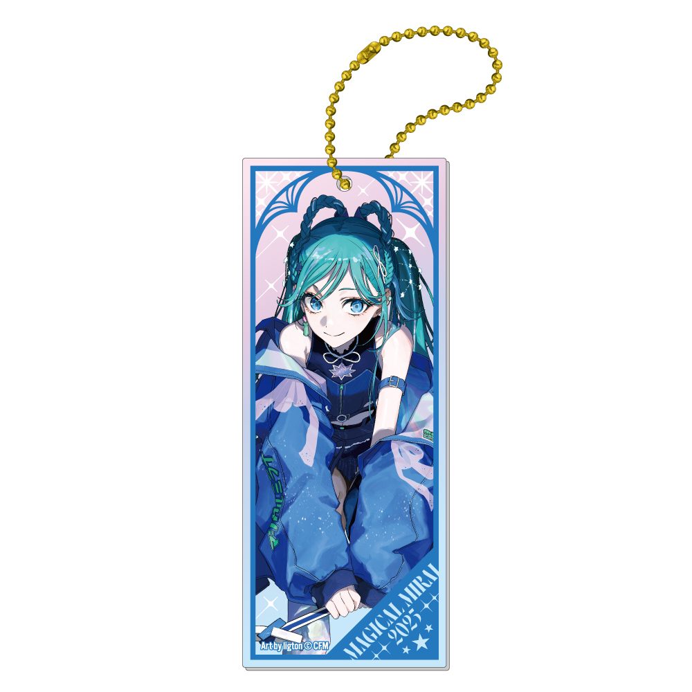 マジカルミライ2025 短冊型アクリルキーホルダー 初音ミク ligton Ver. (Magical Mirai 2025 Tanzaku Type Acrylic Key Chain Hatsune Miku ligton Ver.)