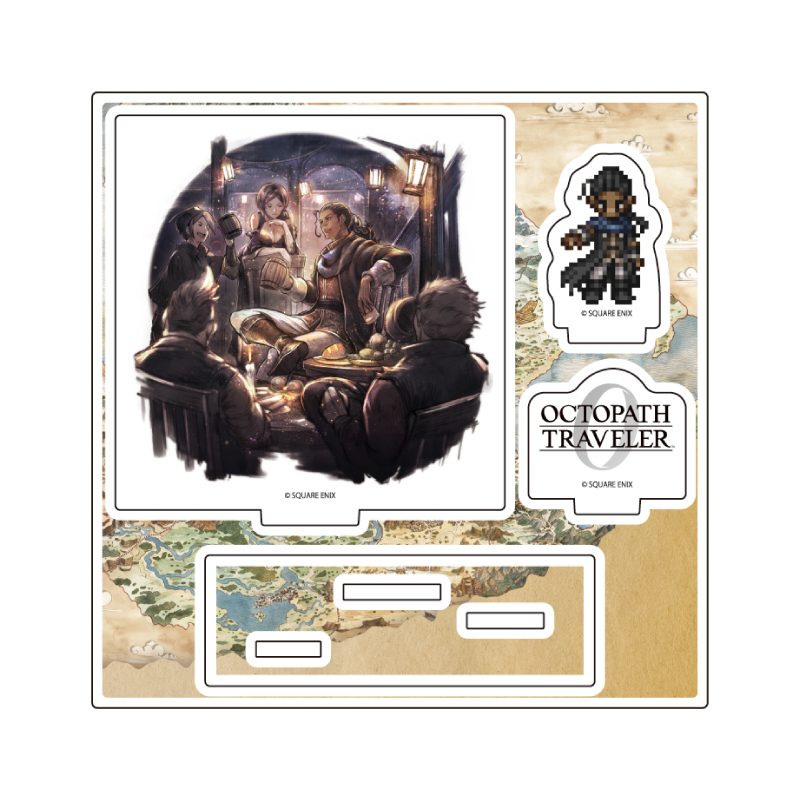 アクリルスタンドプレート OCTOPATH TRAVELER 0 18 バルジェロ(公式イラスト) (Acrylic Stand Plate "OCTOPATH TRAVELER 0" 18 Bargello (Official Illustration))