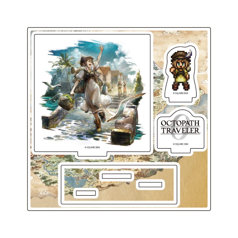 アクリルスタンドプレート OCTOPATH TRAVELER 0 26 トレサ(公式イラスト) (Acrylic Stand Plate "OCTOPATH TRAVELER 0" 26 Tressa (Official Illustration))