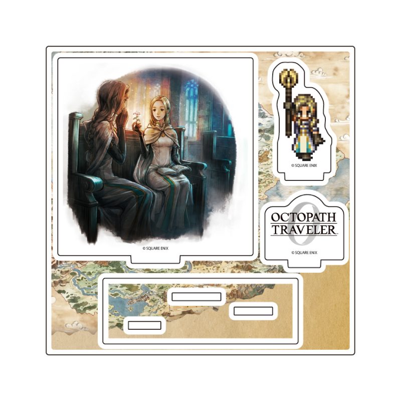アクリルスタンドプレート OCTOPATH TRAVELER 0 30 オフィーリア(公式イラスト) (Acrylic Stand Plate "OCTOPATH TRAVELER 0" 30 Ophilia (Official Illustration))