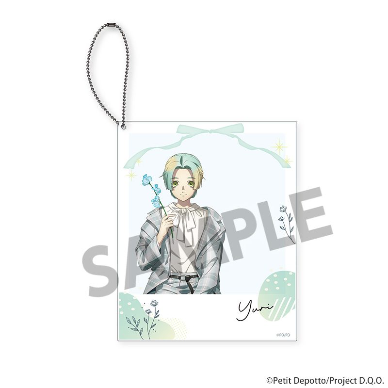 グノーシア 描き下ろしポラロイド風アクリルキーホルダー ユーリ ("GNOSIA" Original Illustration Polaroid-Style Acrylic Key Chain Yuri)
