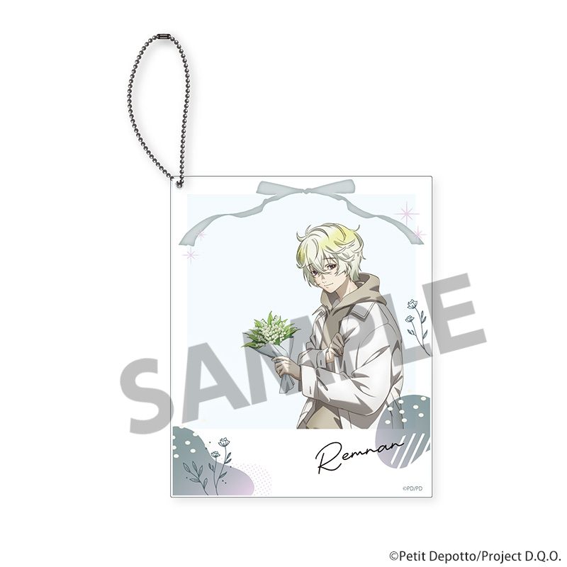 グノーシア 描き下ろしポラロイド風アクリルキーホルダー レムナン ("GNOSIA" Original Illustration Polaroid-Style Acrylic Key Chain Remnan)
