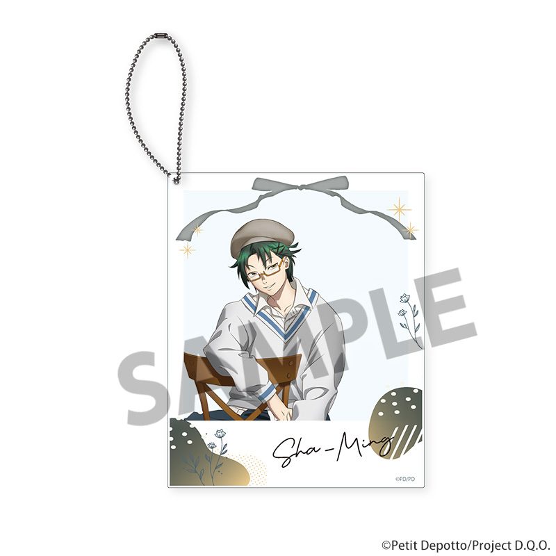 グノーシア 描き下ろしポラロイド風アクリルキーホルダー 沙明 ("GNOSIA" Original Illustration Polaroid-Style Acrylic Key Chain Sha-Ming)
