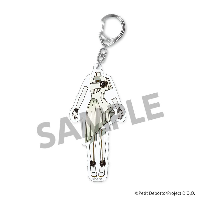 グノーシア 衣装キーホルダー 夕里子 ("GNOSIA" Costume Key Chain Yuriko)