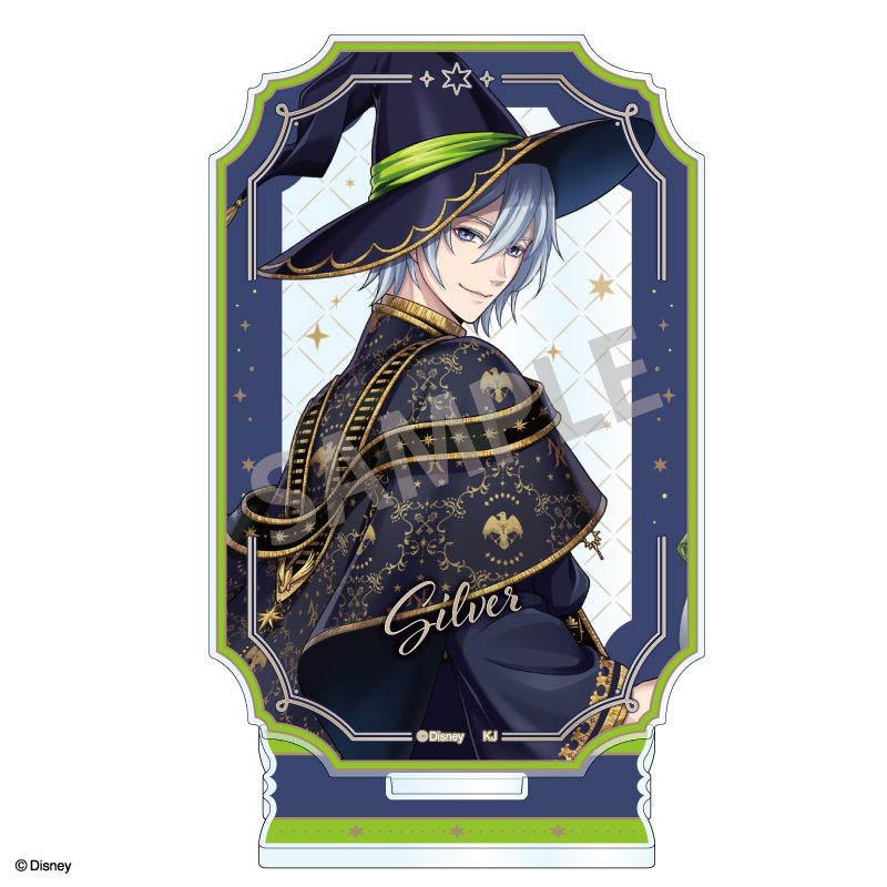 ディズニー ツイステッドワンダーランド レイヤードアクリルスタンド シルバー ブルームバースデーVer. ("Disney Twisted Wonderland" Layered Acrylic Stand Silver Bloom Birthday Ver.)