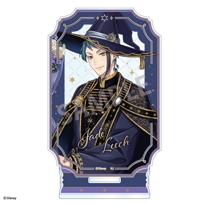 ディズニー ツイステッドワンダーランド レイヤードアクリルスタンド ジェイド・リーチ ブルームバースデーVer. ("Disney Twisted Wonderland" Layered Acrylic Stand Jade Leech Bloom Birthday Ver.)