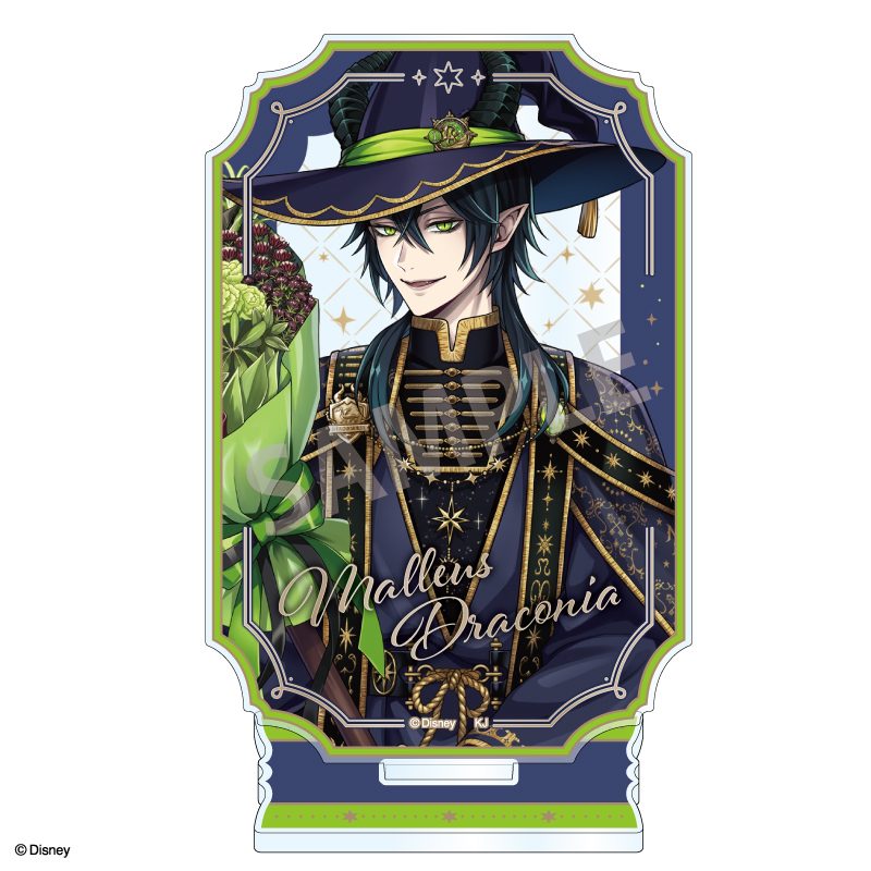 ディズニー ツイステッドワンダーランド レイヤードアクリルスタンド マレウス・ドラコニア ブルームバースデーVer. ("Disney Twisted Wonderland" Layered Acrylic Stand Malleus Draconia Bloom Birthday Ver.)