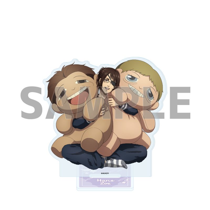 アクリルスタンド 進撃の巨人 The Final Season 08 ハンジ・ゾエ くつろぎVer.(描き下ろしイラスト) (Acrylic Stand "Attack on Titan The Final Season" 08 Hans Zoe Relax Ver. (Original Illustration))