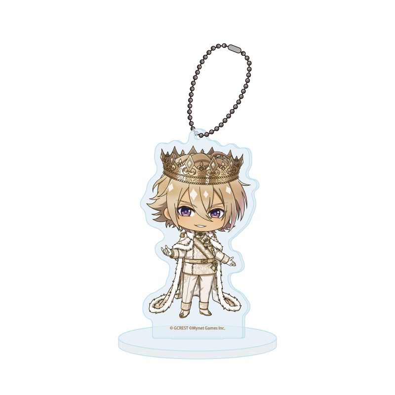 アクリルスタンドキーホルダー 夢王国と眠れる100人の王子様 49 ハルディーン(ミニキャライラスト) (Acrylic Stand Key Chain "100 Sleeping Princes and the Kingdom of Dreams" 49 Haldine (Mini Character Illustration))