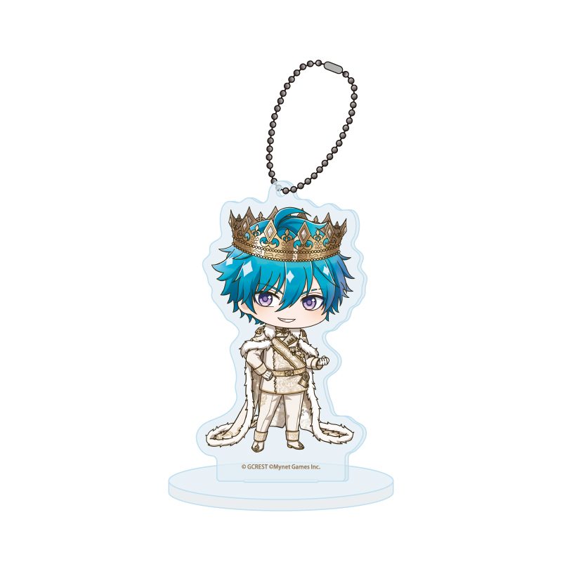 アクリルスタンドキーホルダー 夢王国と眠れる100人の王子様 51 シリウス(ミニキャライラスト) (Acrylic Stand Key Chain "100 Sleeping Princes and the Kingdom of Dreams" 51 Sirius (Mini Character Illustration))
