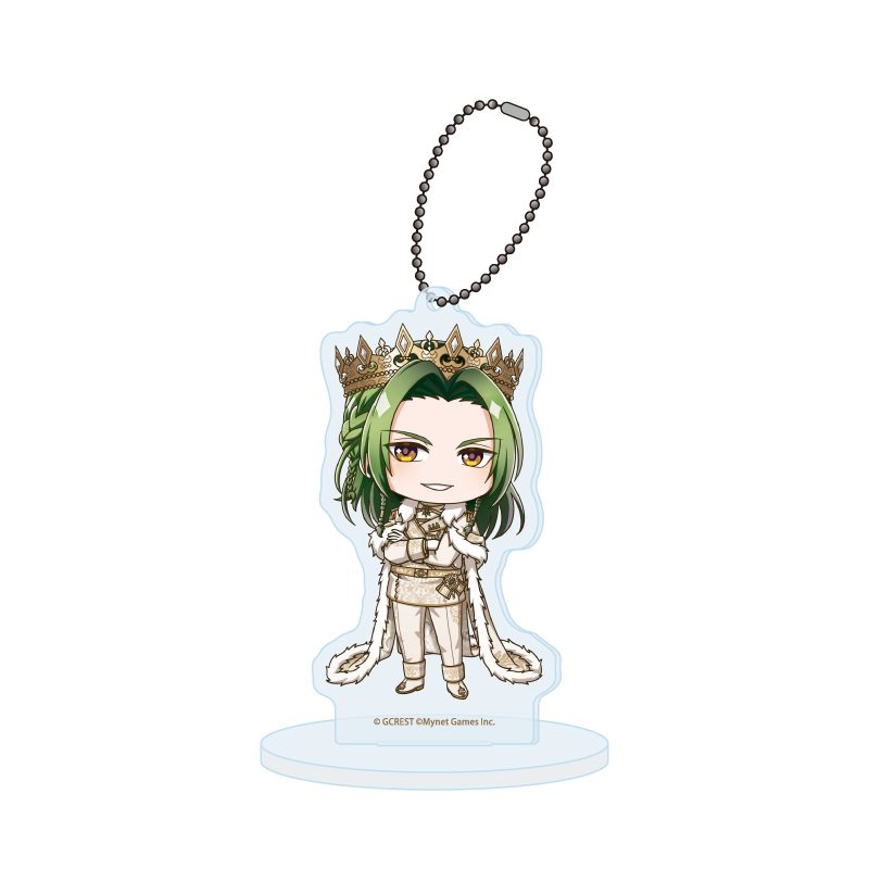 アクリルスタンドキーホルダー 夢王国と眠れる100人の王子様 57 ライアン(ミニキャライラスト) (Acrylic Stand Key Chain "100 Sleeping Princes and the Kingdom of Dreams" 57 Lian (Mini Character Illustration))
