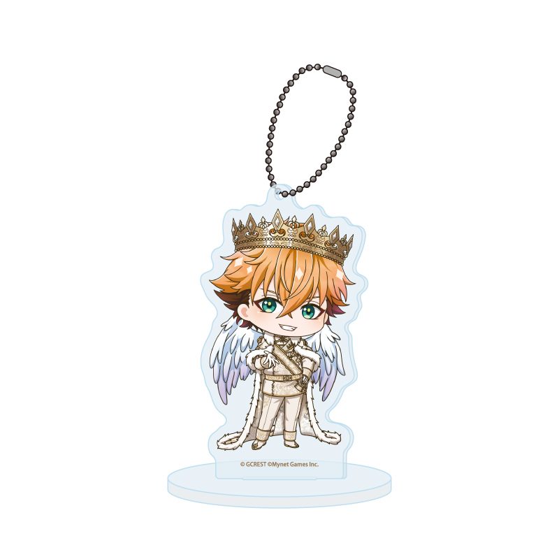 アクリルスタンドキーホルダー 夢王国と眠れる100人の王子様 60 アディエル(ミニキャライラスト) (Acrylic Stand Key Chain "100 Sleeping Princes and the Kingdom of Dreams" 60 Adiel (Mini Character Illustration))