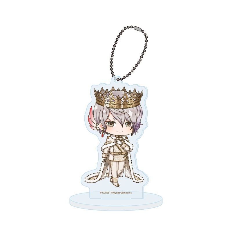 アクリルスタンドキーホルダー 夢王国と眠れる100人の王子様 61 カノト(ミニキャライラスト) (Acrylic Stand Key Chain "100 Sleeping Princes and the Kingdom of Dreams" 61 Kanoto (Mini Character Illustration))