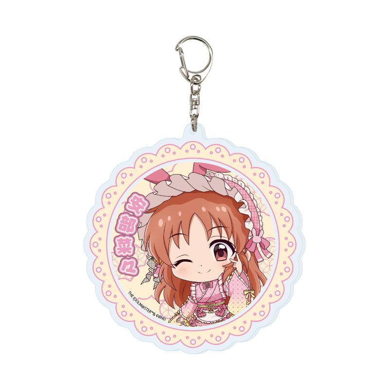 デカアクリルキーホルダー アイドルマスター シンデレラガールズ 11 安部菜々 和洋可憐Ver.(ミニキャライラスト) (Deka Acrylic Key Chain "The Idolmaster Cinderella Girls" 11 Abe Nana Wayo Karen Ver. (Mini Character Illustration))