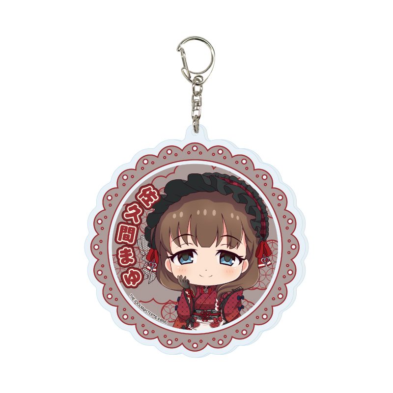 デカアクリルキーホルダー アイドルマスター シンデレラガールズ 13 佐久間まゆ 和洋可憐Ver.(ミニキャライラスト) (Deka Acrylic Key Chain "The Idolmaster Cinderella Girls" 13 Sakuma Mayu Wayo Karen Ver. (Mini Character Illustration))
