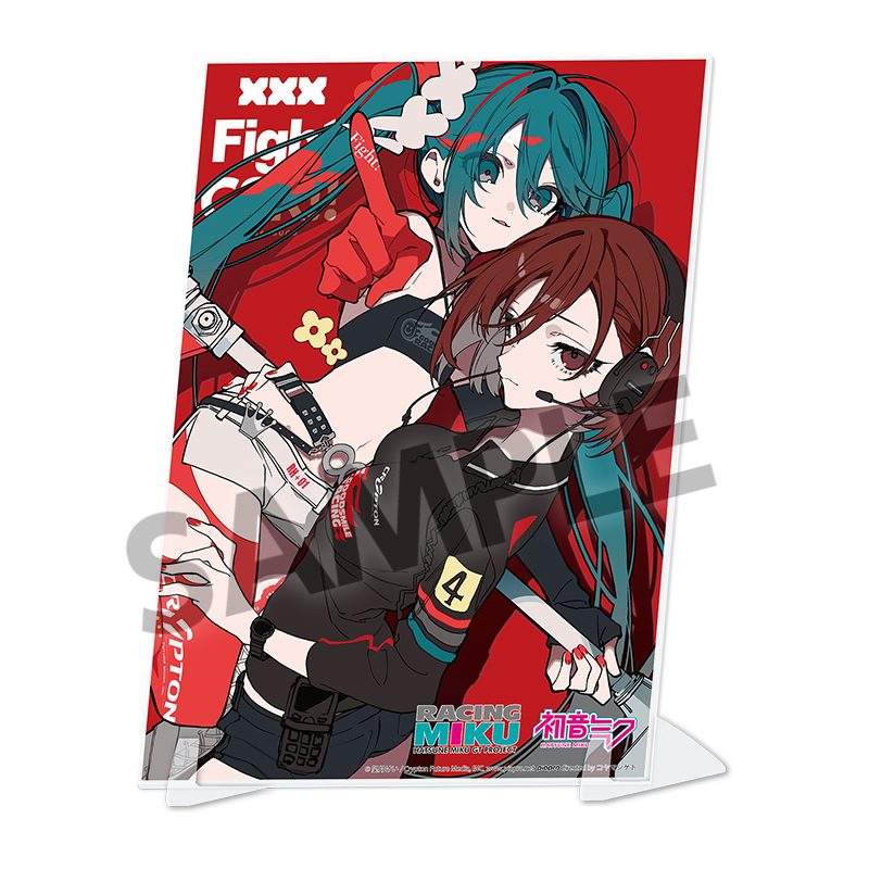 レーシングミク 2025 Rd.6 SUGO Ver. ビジュアルアクリルプレート (Racing Miku 2025 Rd.6 SUGO Ver. Visual Acrylic Plate)