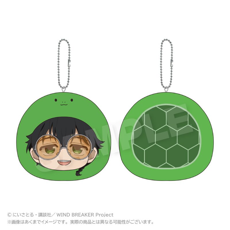WIND BREAKER まるめいつクッションキーホルダー 十亀条 ("Wind Breaker" Marumates Cushion Key Chain Togame Jo)